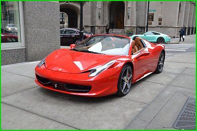 Ferrari : 458 Base Convertible 2-Door 2013 used 4.5 l v 8 32 v automatic rwd premium