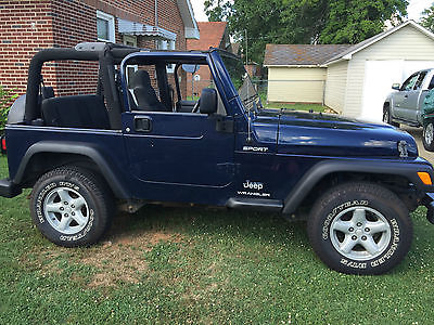 Jeep : Wrangler Sport Utility 2 Door RIGHT-HAND DRIVE 2006, AC, 4X, am/fm cd cassette, removable hard top, 6 cyl
