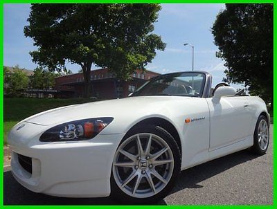 Honda : S2000 1 OWNER LOCAL TRADE GOOD TIRES WE FINANCE! 2.2 l manual tan leather tires like new black top