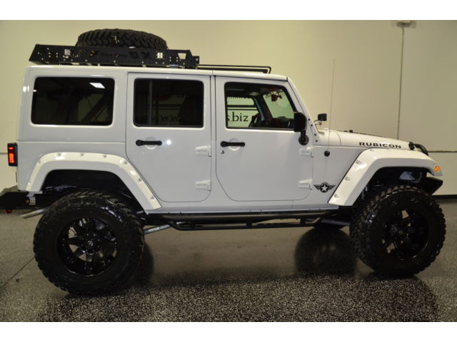 Jeep : Wrangler Rubicon 2015 jeep unlimited rubicon tag off road white long arm lift