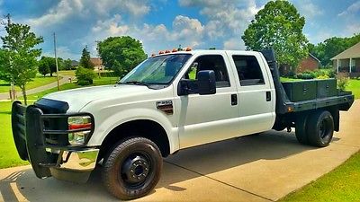 Ford : F-350 Flatbed Crew 6.4 Powerstroke 4WD Flat Bed Tow Pack 2008 ford f 350 dually diesel submodels gmc chevrolet dodge sierra silverado ram