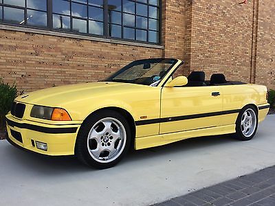 BMW : M3 M3 1998 bmw m 3 convertible dakar yellow 5 speed only 98 k both tops very well kept