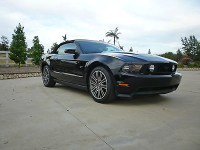 Ford : Mustang GT 2010 ford mustang premium gt convertible triple black 18 k miles ca car warranty