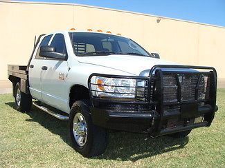 Dodge : Ram 3500 4WD Cummins Turbo Diesel 6 Speed Hydraulic Hay Bed 1 owner 3500 cummins 6.7 turbo diesel fully loaded slt hay bed