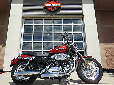 Harley-Davidson : Sportster 2014 harley davidson xl 1200 c sportster custom 1 804 miles clean like new