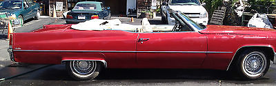 Cadillac : DeVille Small 1969 cadillac deville convertible only 1 owner