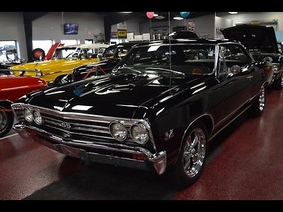 Chevrolet : Chevelle SS Super clean 454 30 over 400 auto DEEP BLACK custom wheels almost SHOW
