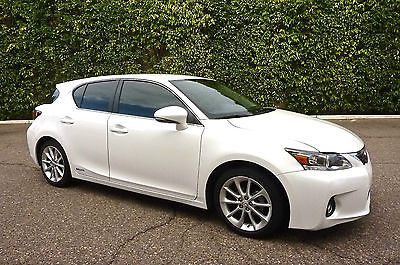 Lexus : CT Hybrid 2012 lexus ct 200 h hybrid pearl white hatchback 4 door dual air zones dark tint