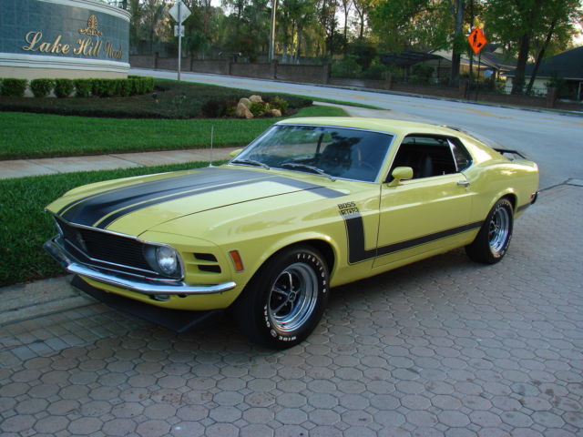 Ford : Mustang Boss 302 1970 mustang boss 302 w deluxe interior