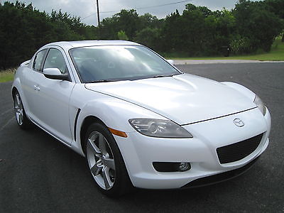 Mazda : RX-8 Base Coupe 4-Door 2005 mazda rx 8 grand touring gt 33 k mi 1 owner 6 speed leather nav clean