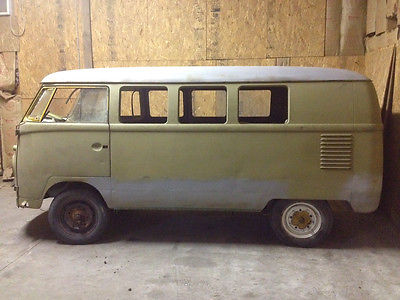 Volkswagen : Bus/Vanagon PG/SG Standard RARE 1957 Palm Green Sand Green Volkswagen Bus Solid Early PGSG Rust Free VW Van