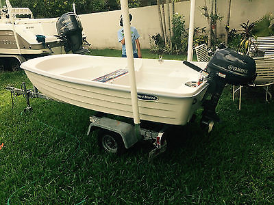 10’ Tri-Hull  Boat for Sale New, New with 6HP Yamaha New!