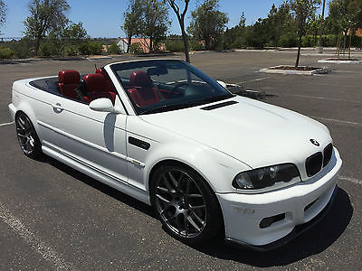 BMW : M3 Base Convertible 2-Door 2005 bmw m 3 convertible clean title clean carfax no accidents alpine white