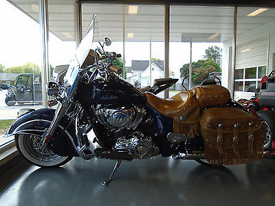 Indian : Chief Vintage 2014 indian chief vintage springfield blue w 2200 miles and many accessories