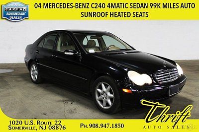 Mercedes-Benz : C-Class C240 2004 c 240 used 2.6 l v 6 18 v automatic 4 matic sedan premium