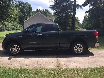 Toyota : Tundra Limited Crew Cab Pickup 4-Door 2007 hunter green toyota tundra 5.7 l v 8 4 door extended can leather seats