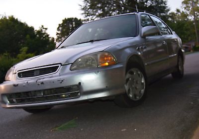 Honda : Civic LX Silver, Cheap, Honda Civic, 4-door, good condition,