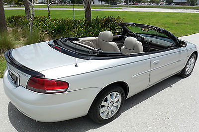 Chrysler : Sebring LIMITED CARFAX CERTIFIED CONVERTIBLE FLORIDA 69k~SPECIAL EDITION~NEW TIRES~RARE COLOR COMBO~CHROME~CANVAS TOP~06 08