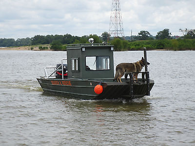26' Aluminum Cab Work Boat Weldbilt Workboat