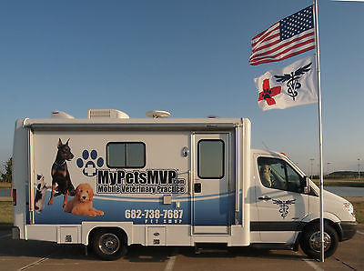 Other Makes : Sprinter Custom 7' x 15' Box 2012 laboit mobile veterinary practice animal hospital mercedes truck chasis