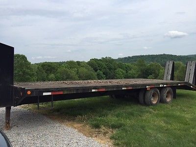 ANDERSON GOOSE-NECK TRAILER WITH RAMPS   $$ NO RESERVE $$  (( LQQK ))