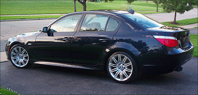 BMW : 5-Series 550i SPORT EDITION 2009 bmw 550 i sport black sapphire metallic with additional snow rims tires