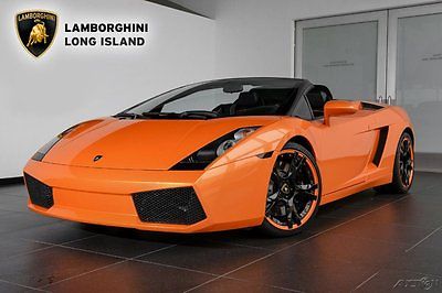Lamborghini : Gallardo Spyder 2008 lamborghini gallardo orange 2 dr awd 5 l v 10 50 v