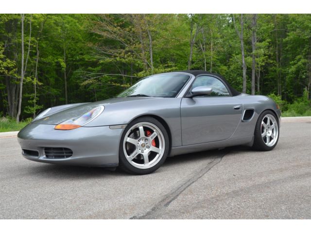 Porsche : Boxster S Roadster 2002 boxster s ims upgraded rms aos gearbox done volk wheels clean