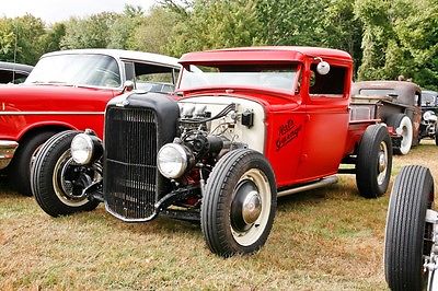 Ford : Model A hotroded pick up  1931 model a ford hotrod pick up truck nhra scta 265 chevy