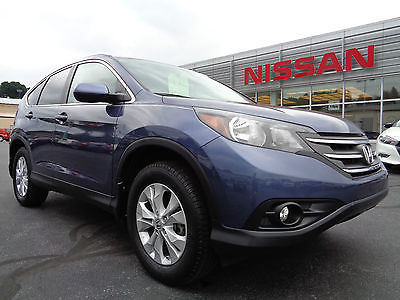 Honda : CR-V CRV EXL 4WD Power Moonroof XM Leather Seats 2013 honda cr v ex l 4 wd heated leather sunroof blue 1 owner clean carfax video