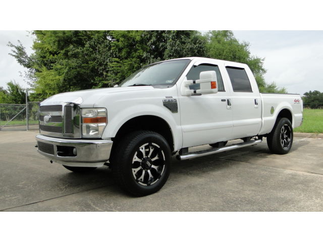 Ford : F-250 4WD Crew Cab 2008 ford f 250 lariat super duty 4 x 4 crew cab short bed turbo diesel extra clean