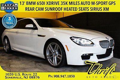 BMW : 6-Series 650I XDRIVE 2013 650 i xdrive used turbo 4.4 l v 8 32 v automatic awd coupe premium