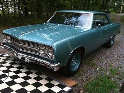 Chevrolet : Malibu 1965 chevy coupe 100 miles 468 v 8 automatic rwd vinyl 2 door