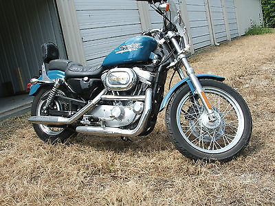 Harley-Davidson : Sportster 2001 sportster 883 color is blue only 12 000 original miles