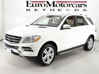 Mercedes-Benz : M-Class 4MATIC 4dr ML350 mercedes benz ML350 M Class 4matic 350 arctic white awd 15 used suv navigation