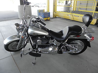 Harley-Davidson : Softail HARLEY DAVIDSON 2003 100TH ANN FATBOY Silver/Black Beauty