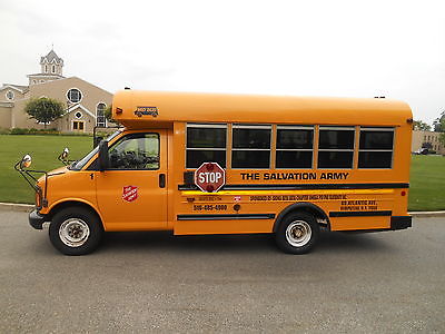 Chevrolet : Other School Bus 1998 chevrolet g 30 hi cube 15 passanger mid bus schoolbus 78 k no reserve nice