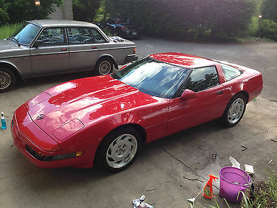 Chevrolet : Corvette Base 1991 chevrolet corvette under 24 k original miles one owner