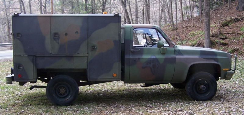 1986 CUCV M1031 Contact Truck Diesel D30 Army Military Chevy Chevrolet