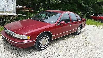 Chevrolet : Caprice Classic Sedan 4-Door 1994 chevrolet caprice one owner low miles very clean v 8 many options