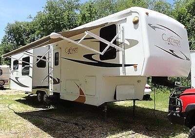 2006 Carriage Compass QUAD 4 SLIDES Electric Awning GLASS SHOWER Island Kitchen