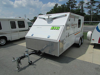 2008 Work and Play 16 Take It EZ Rare 16EZ Mini Toyhauler, 2700 Pounds, Video !