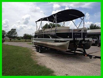 2012 Sweetwater S-WPE220 SL Pontoon/Deck Boat with Trailer Yamaha Engine 115HP