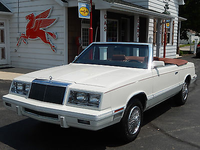 Chrysler : LeBaron Mark Cross Convertible 1982 82 chrysler lebaron mark cross edition convertible automatic 2 door