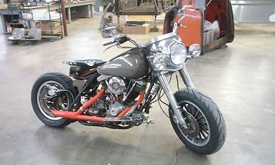 Custom Built Motorcycles : Bobber 1981 harley davidson fltc custom