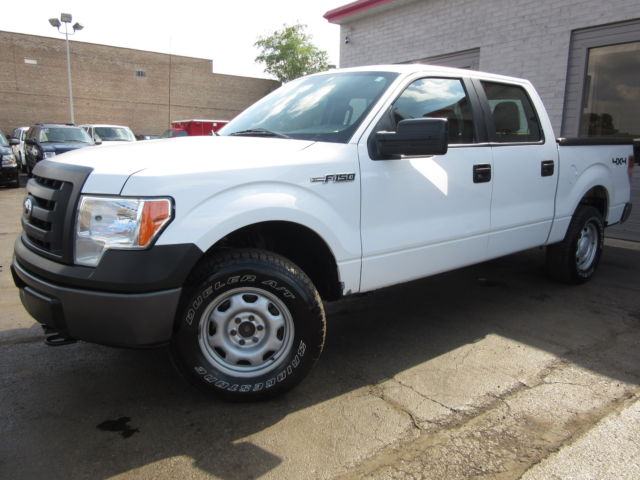 Ford : F-150 4WD SuperCre White F150XL Super Crew Cab 102k Hwy Miles Tow Pkg Ex Govt Well Maintained