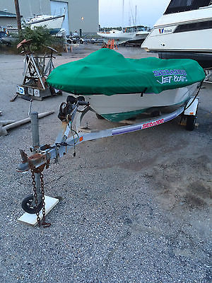 Used Sea Doo Bombardier Jet Boat Twin Engine Water Watercraft Jetboat As Is