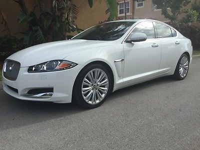 Jaguar : XF Portfolio Jaguar XF Portfolio 18K Miles White/Tan Perfect Florida Car Finance Only $489
