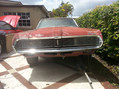 Mercury : Cougar Conbertible 69 mercury cougar convertible coupe restoration