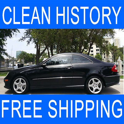 Mercedes-Benz : CLK-Class CLK500 V8 Free Shipping V8 ONE OWNER Clean History NAVIGATION Leather Seats SUNROOF AMG RIMS Wood Trim